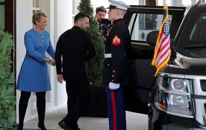 Zelensky deja la Casa Blanca tras encuentro con Trump: 