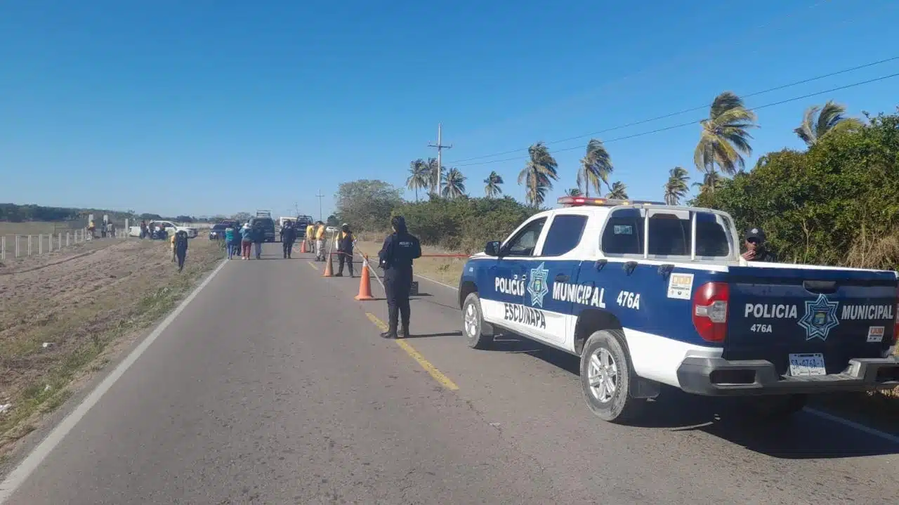 Accidente en carretera estatal Escuinapa-Teacapán.