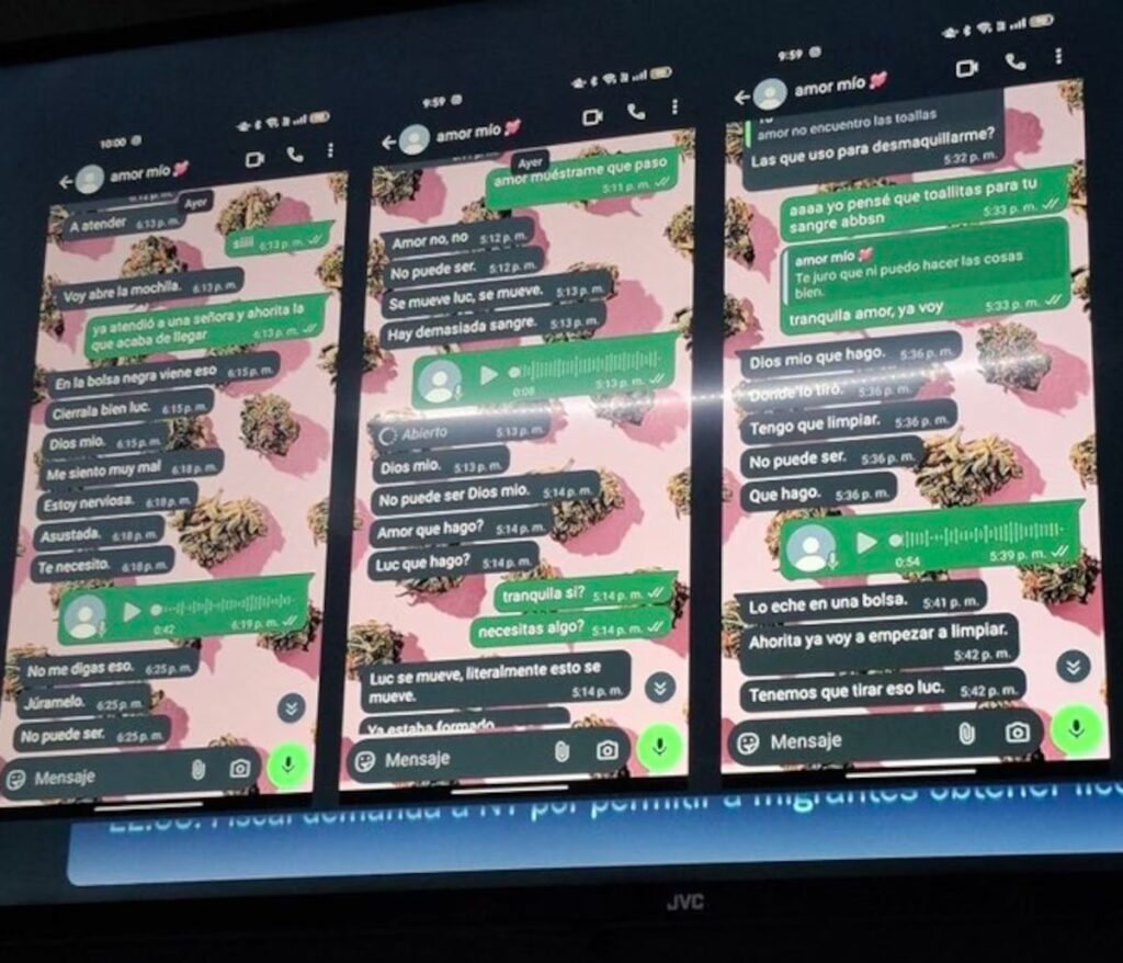 Whatsapp de los padres del menor abandonado en tultilán