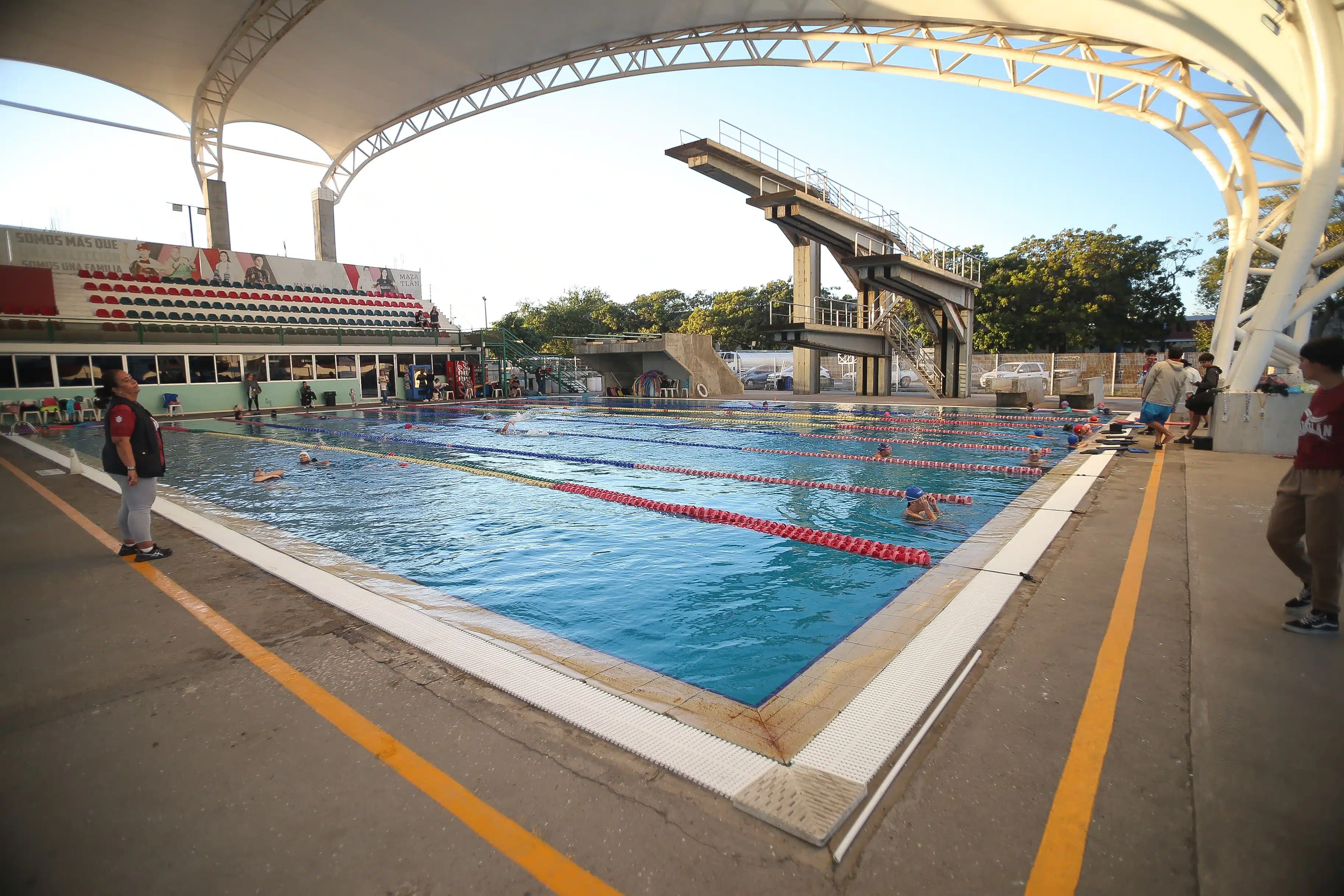 Alberca olímpica de la Unidad Deportiva SAHOP