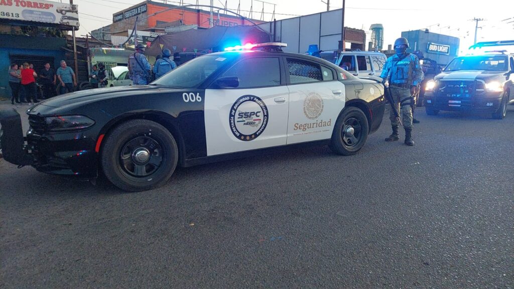 Policías en zona donde asesinaron a hombre en Culiacán