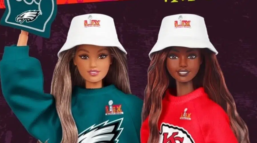 Barbie lanza su exclusiva edición del Super Bowl LIX.