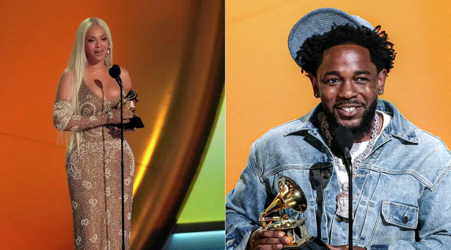 Beyoncé y Kendrick Lamar se coronan en los Grammy 2025.