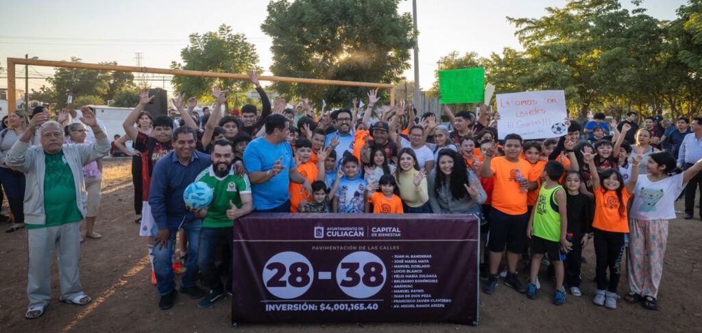 Construcción de la nueva cancha deportiva