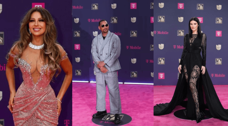 Celebridades en la alfombra de Premios Lo Nuestro.