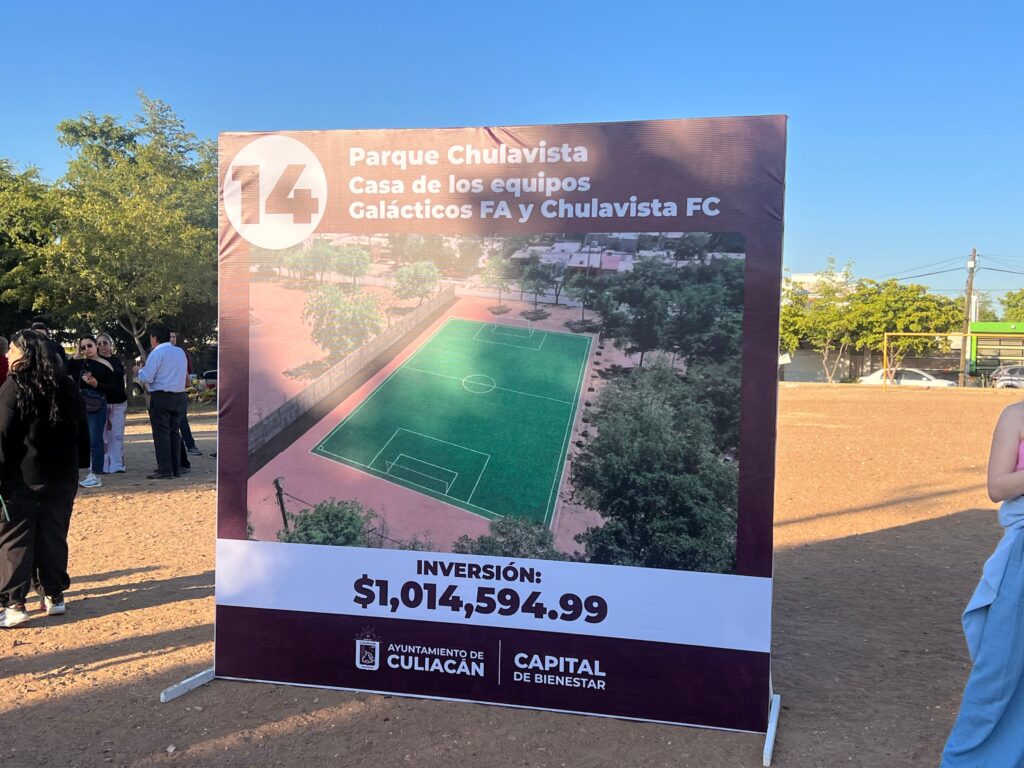 Construcción de la nueva cancha deportiva