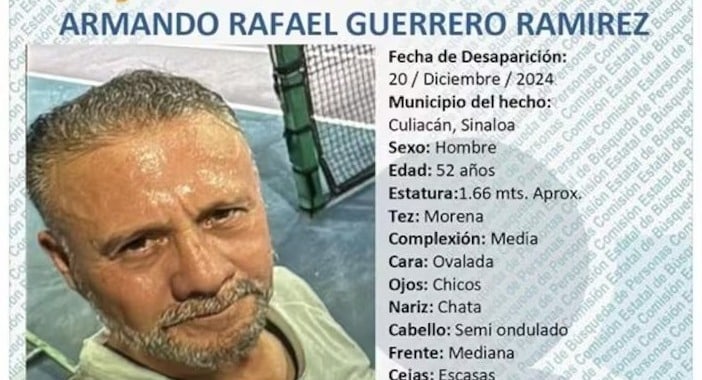 Ficha de búsqueda de Armando Ramírez
