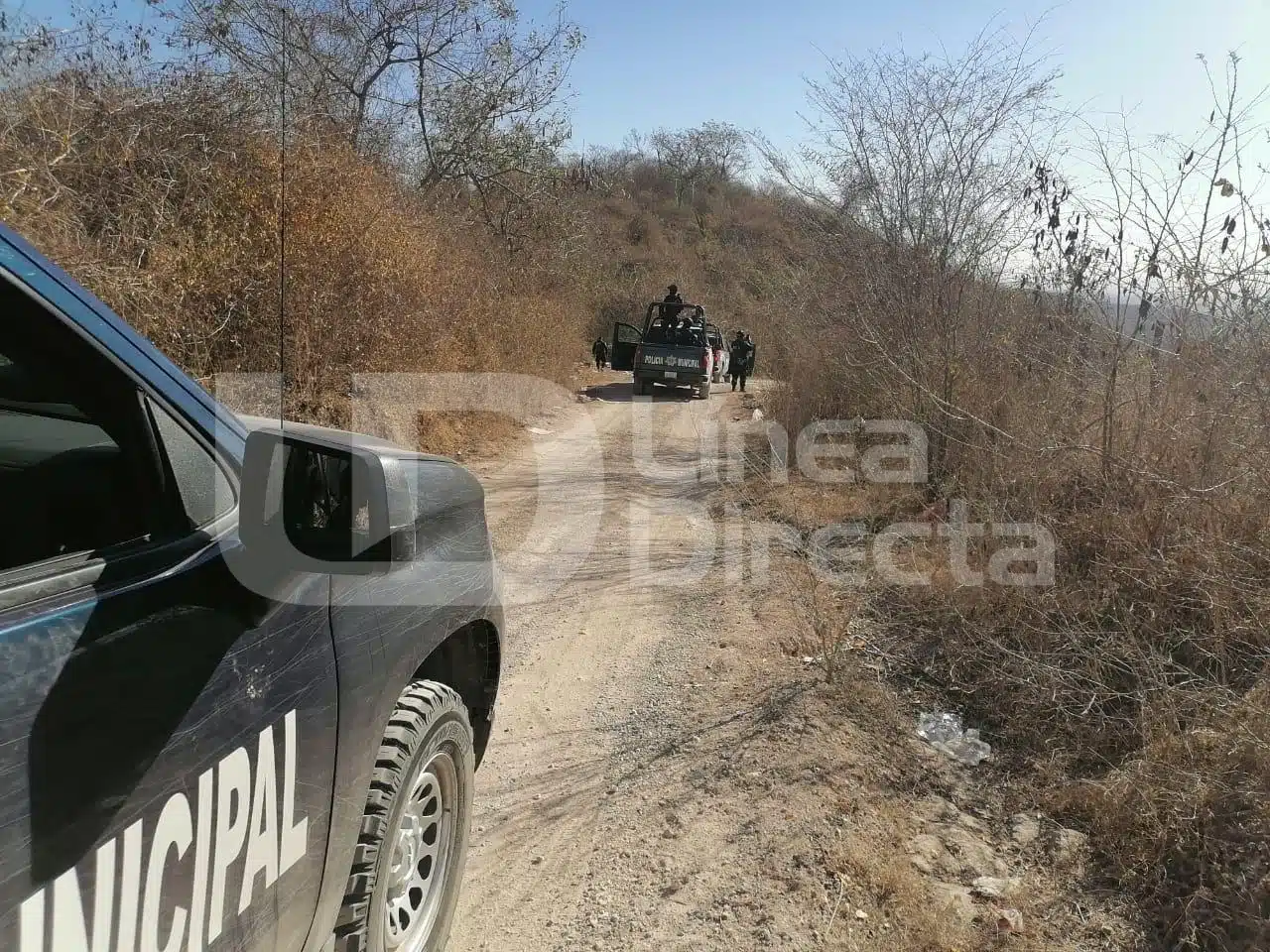 Policía Municipal en zona serrana de Escuinapa