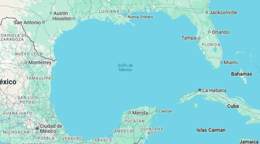 Golfo de México.