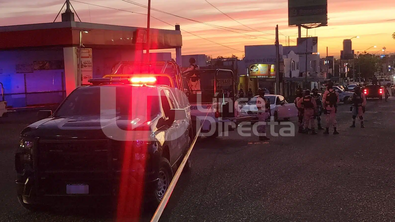 Policías en zona de Nakayama tras ataque armado