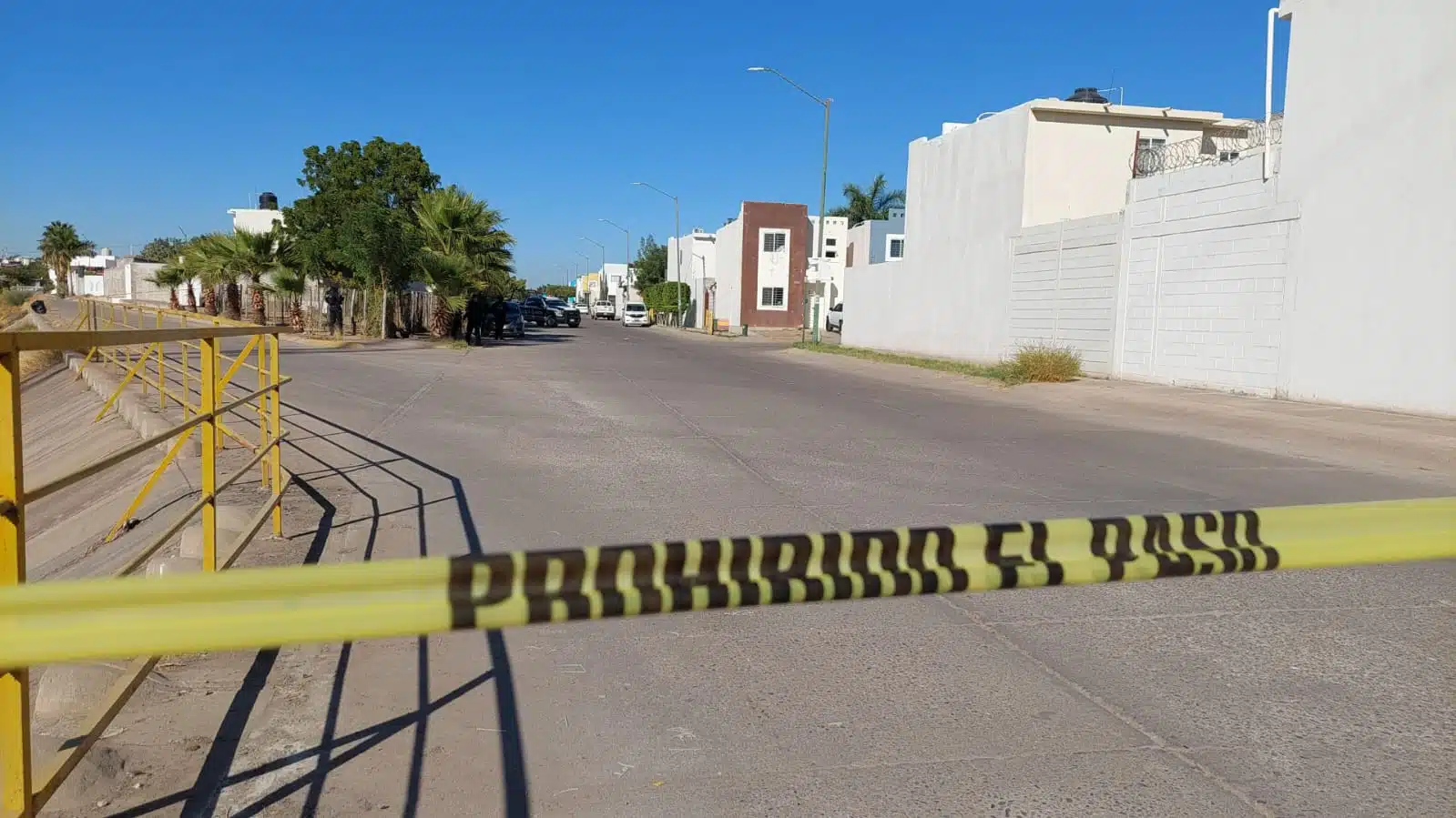 Zona delimitada en Culiacán donde ocurrió homicidio