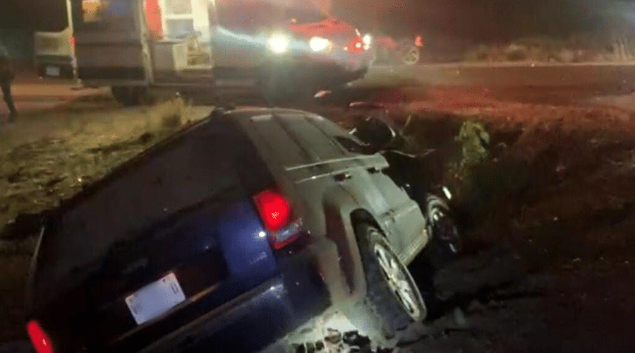 Accidente automovilístico.