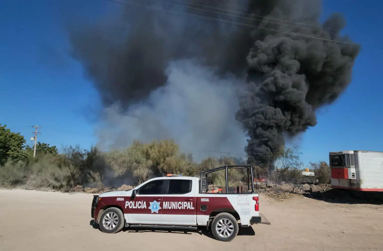 Incendio en Los Mochis