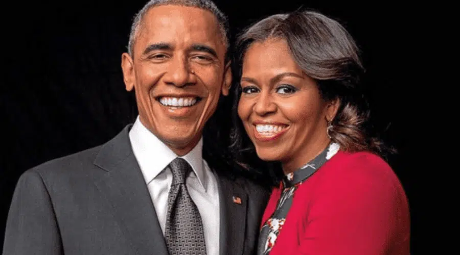 Barack Obama y Michelle Obama.