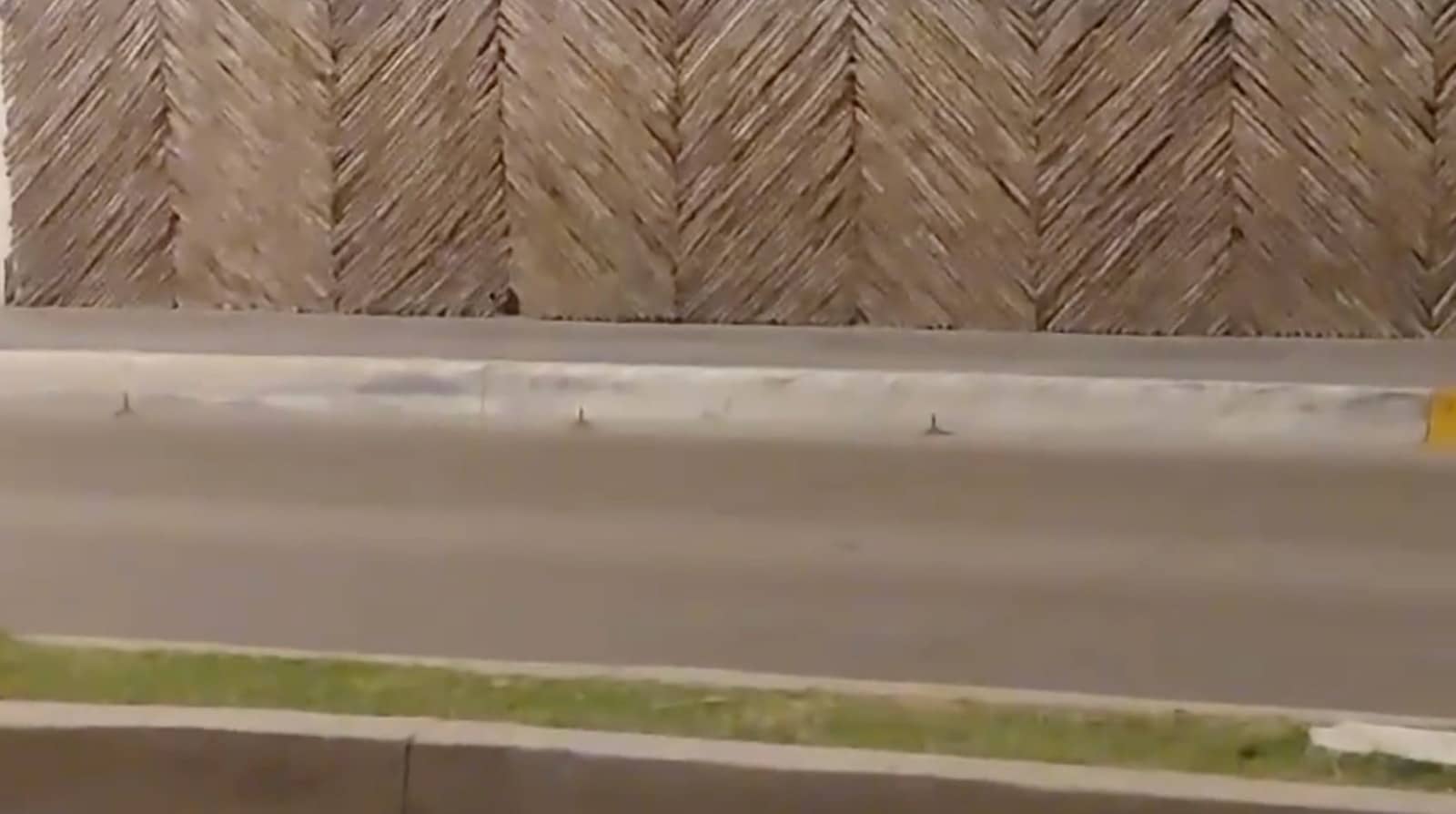 Ponchallantas en calles de Mazatlán
