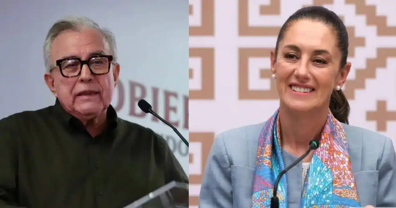 Rubén Rocha Moya y Claudia Sheinbaum