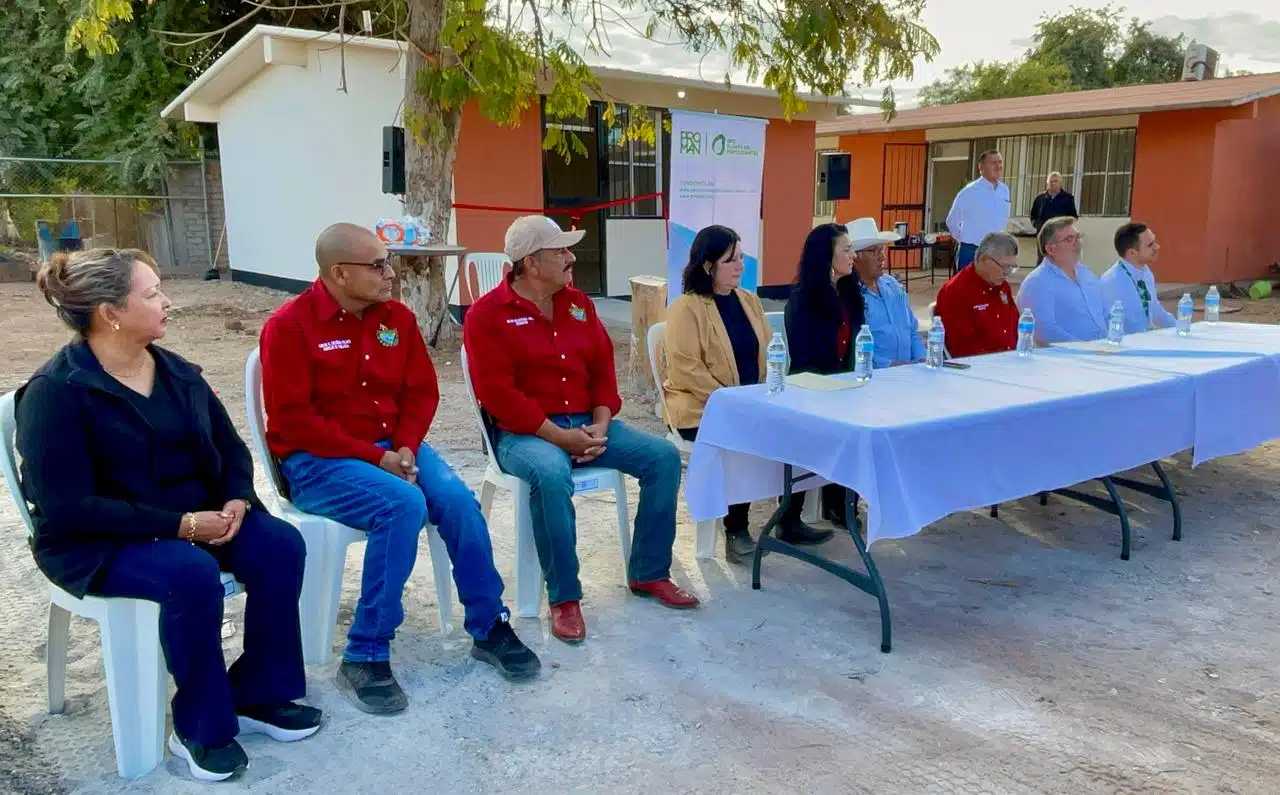 Proman GPO entregó nueva infraestructura en el telebachillerato de Ohuira.