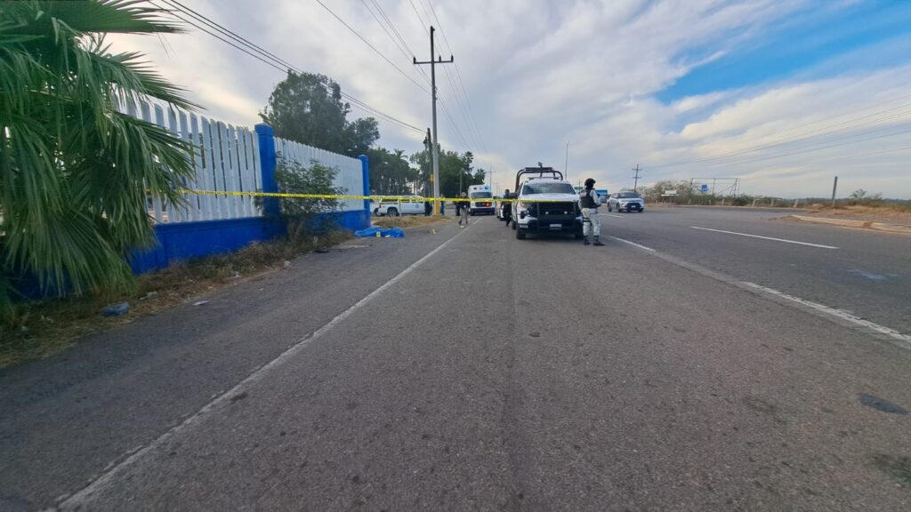 Un hombre asesinado afuera de la Facultad de Agronomía de la UAS.