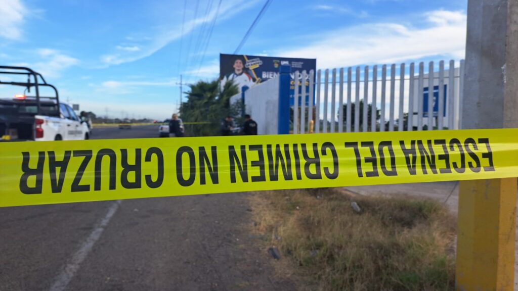 Un hombre asesinado afuera de la Facultad de Agronomía de la UAS