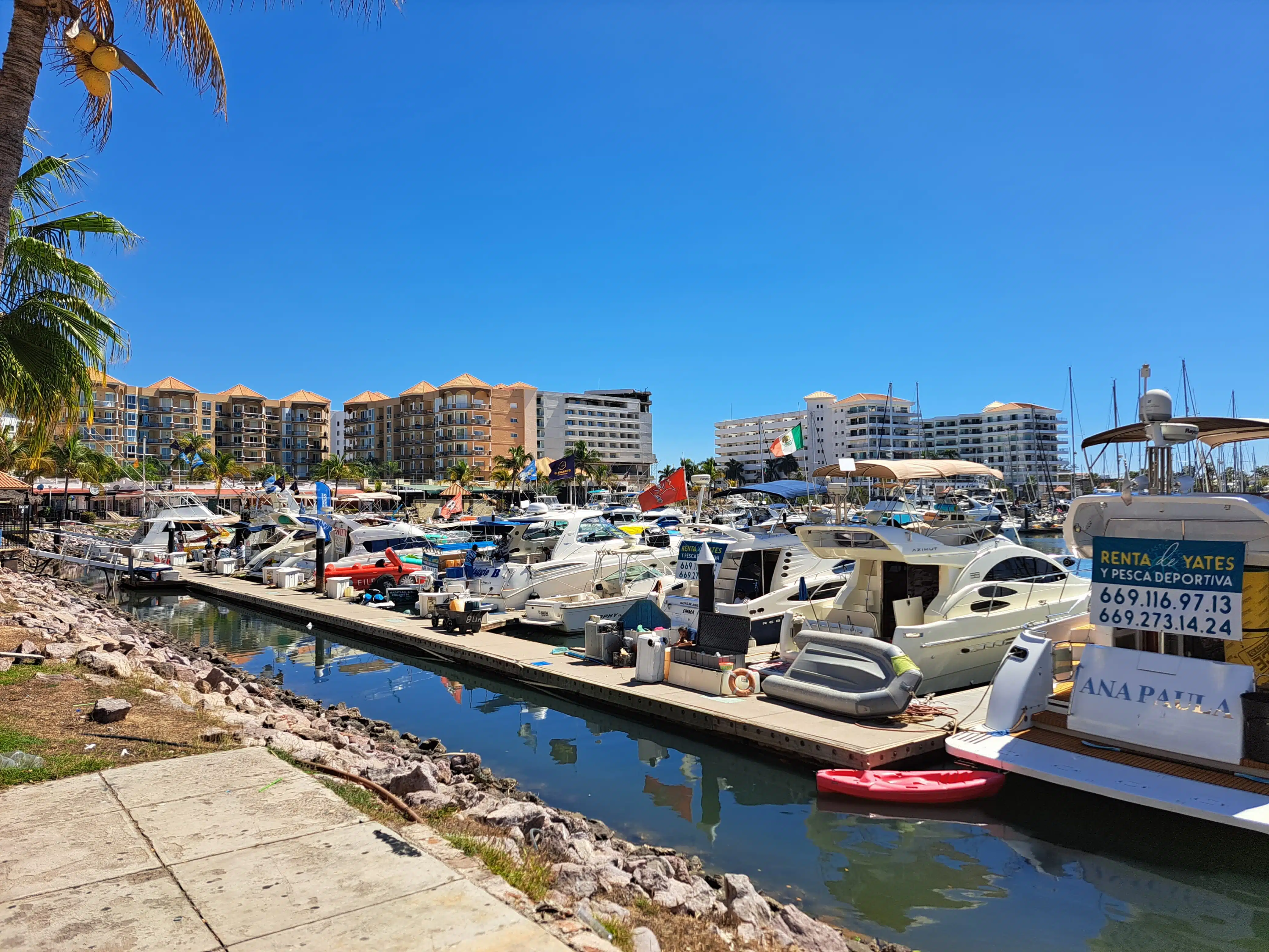 Yates en Mazatlán