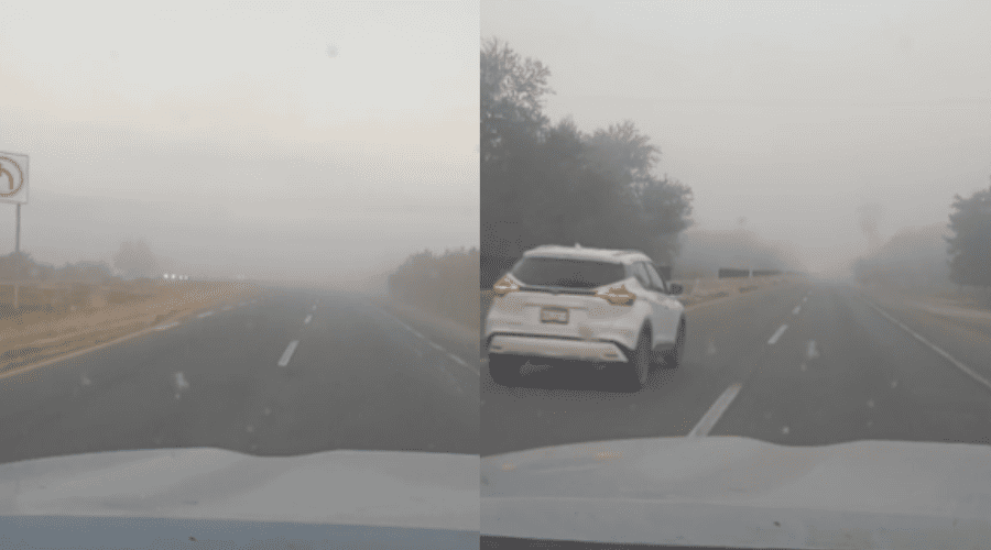 Bancos de niebla cubren carretera Guasave-Los Mochis y reducen la visibilidad