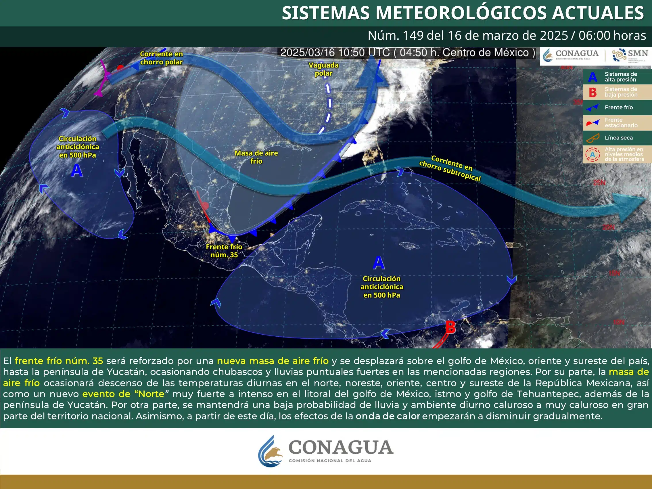 Clima extendido en el país