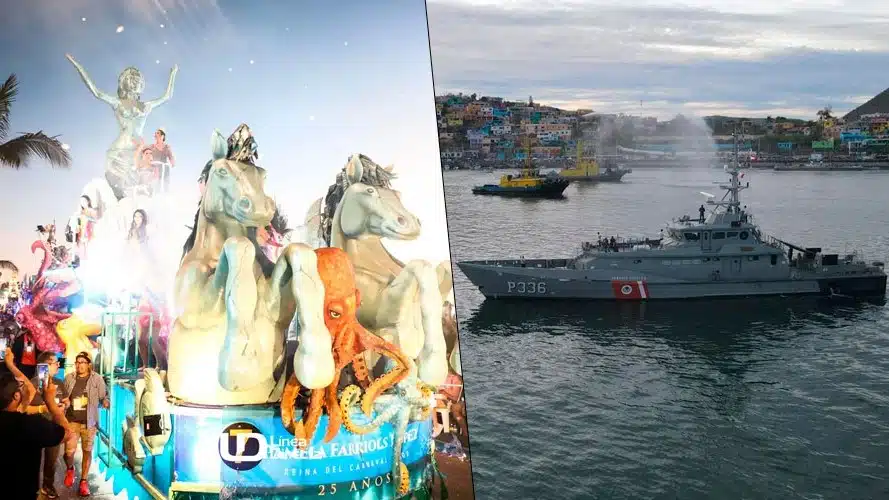 Combate naval y desfile lo mas disfrutado en mazatlan