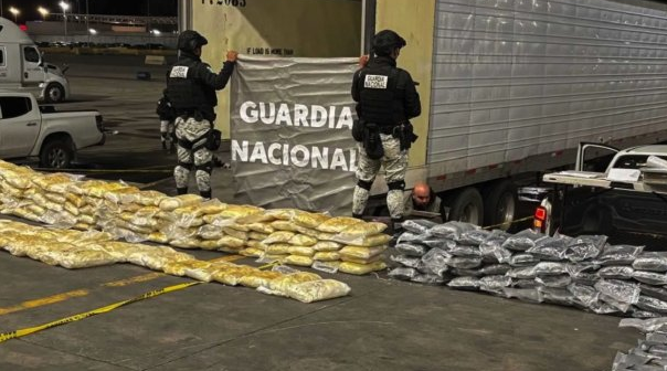 Decomiso de droga en operación frontera norte