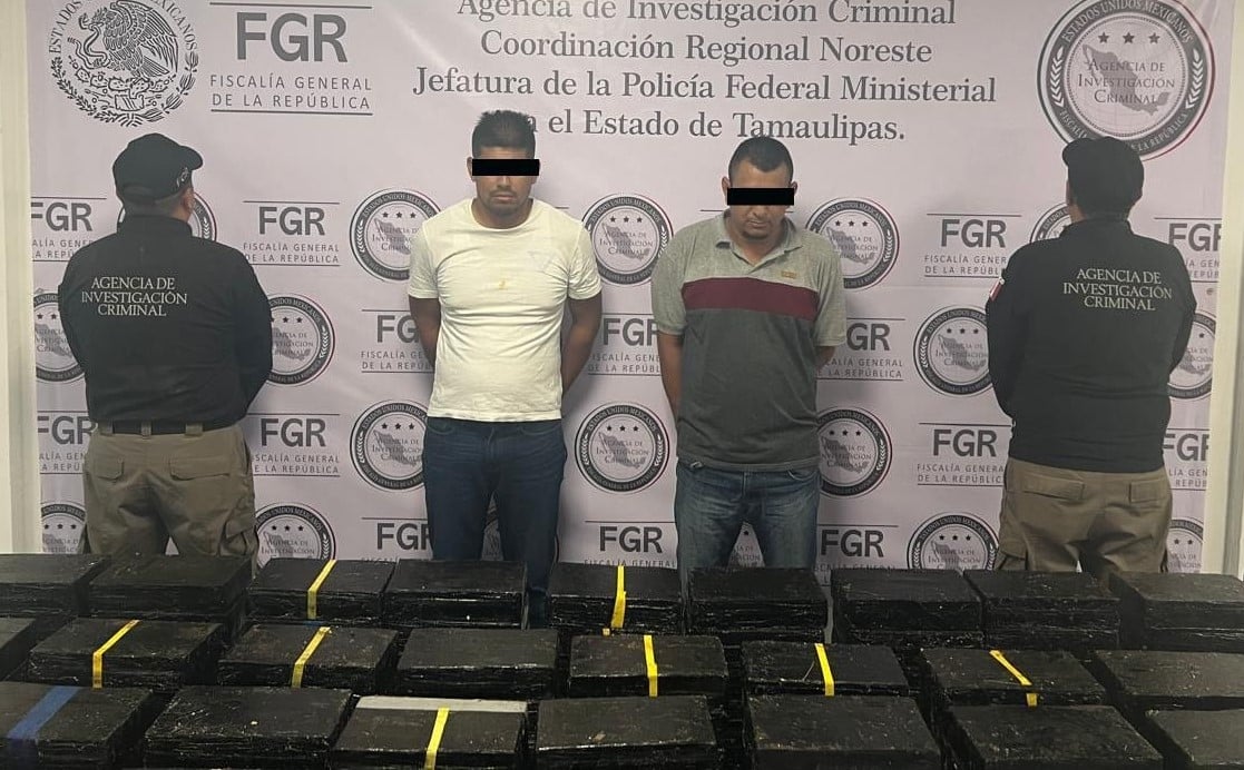 Detenidos con droga en Tamaulipas