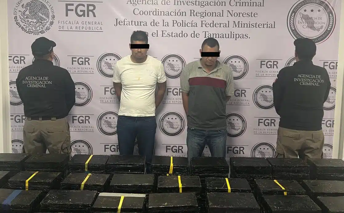 Detenidos con droga en Tamaulipas