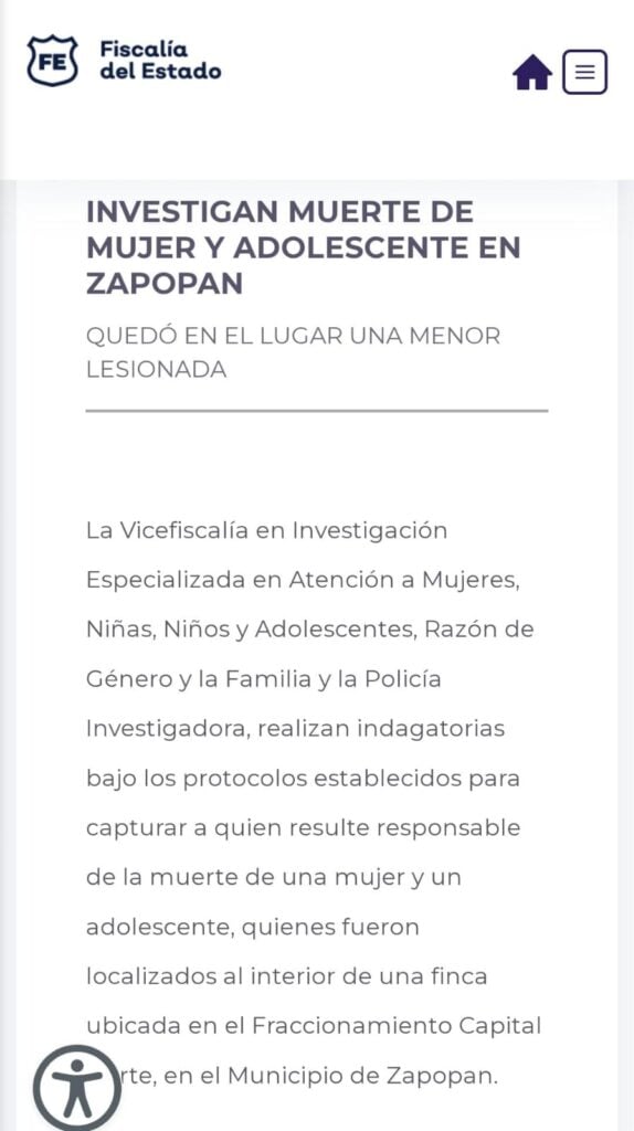 Hombre acusado de feminicidio en Sinaloa es vinculado a otro crimen en Jalisco