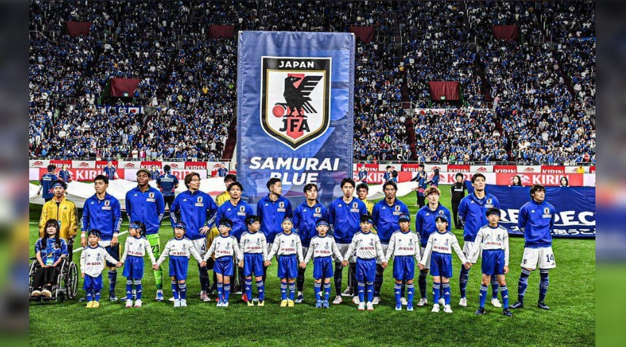 Selección de futbol japonesa.