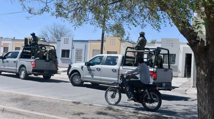 Marinos irrumpen en domicilio de Guamúchil