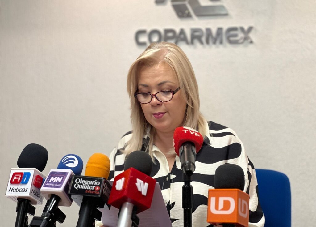 Martha Reyes Zazueta, presidenta de Coparmex.