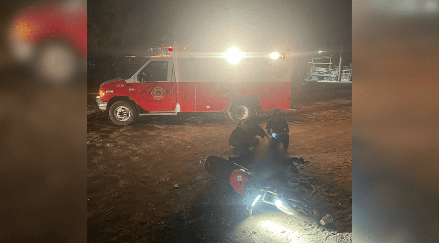 Motociclista fallece al derrapar en la colonia Felicidad, al norte de Mazatlán