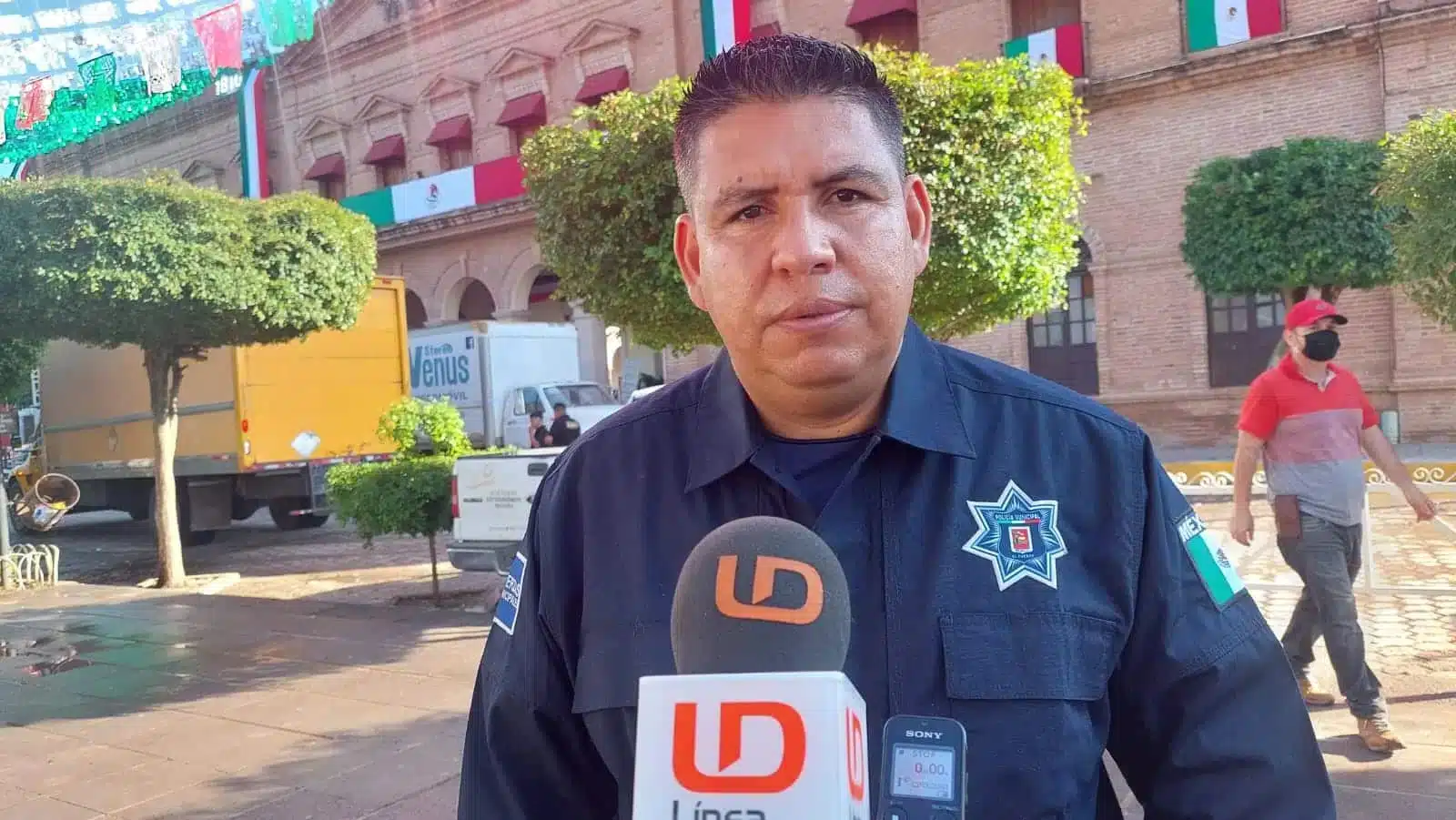 Director de la policía municipal en El Fuerte