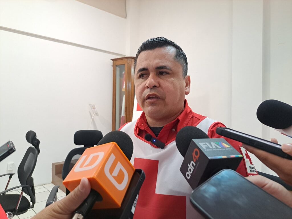 El coordinador de socorros de la Cruz Roja, Abimelec Gómez Sánchez