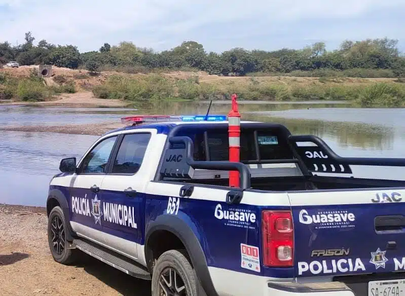 Patrulla de la Policía Municipal de Guasave