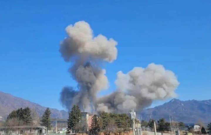 Reportan impacto de un proyectil en zona residencial de Corea del Sur; hay al menos 7 heridos