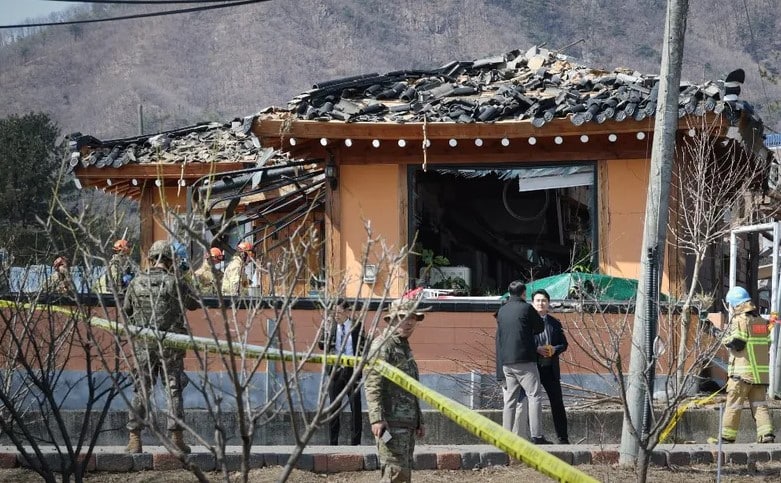 Impacto de proyectiles en Corea del Sur fue 