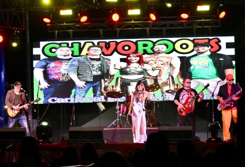 Presentación musical de los Chavorroots