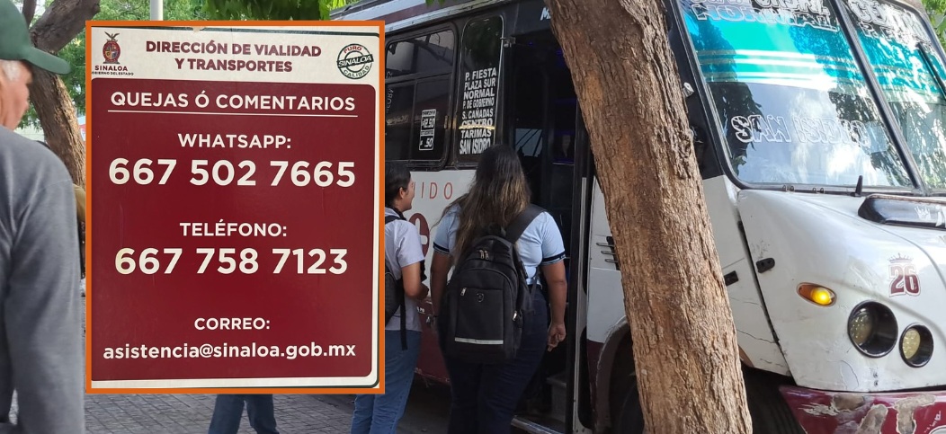 RUTAS CAMIONES CULIACÁN DENUNCIA