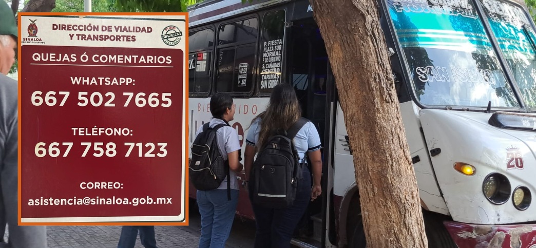RUTAS CAMIONES CULIACÁN DENUNCIA