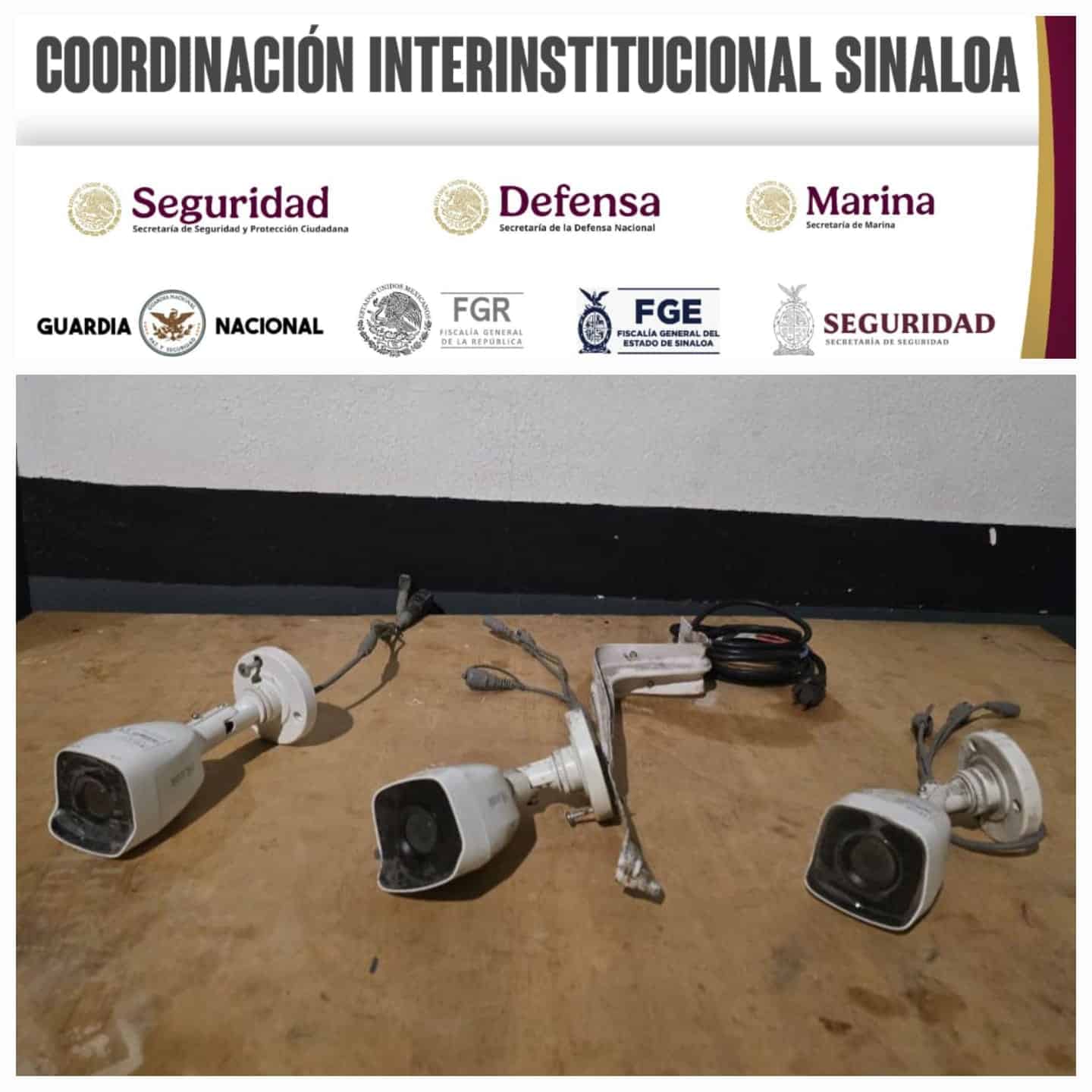 Retiran 47 cámaras irregulares más, en Culiacán, Mazatlán y Escuinapa