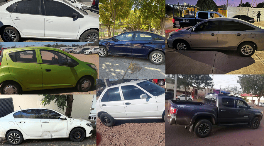 SSPyTM recuperó 50 vehículos con reporte de robo durante el mes de febrero en Culiacán