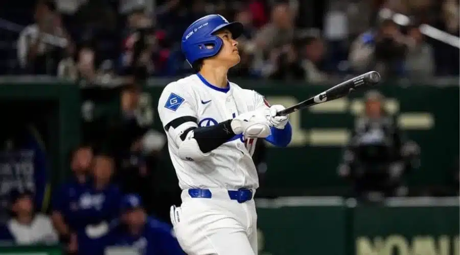 Shohei Ohtani conectó cuadrangular en el Tokyo Dome con Los Ángeles Dodgers