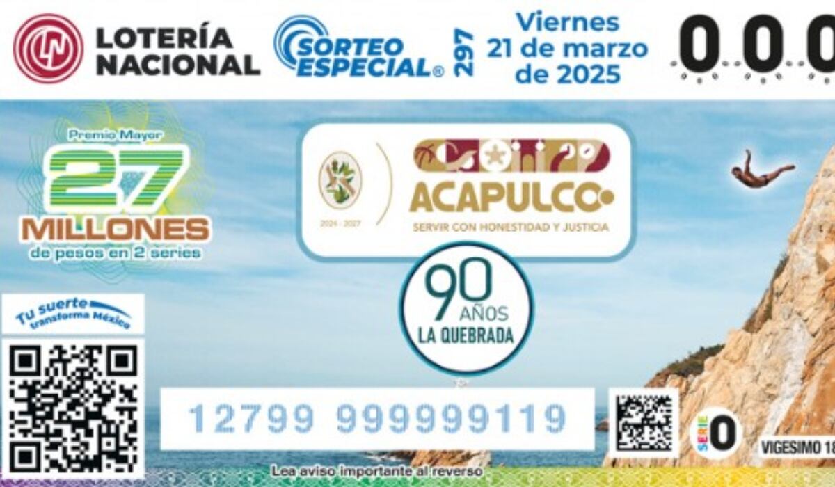 ¿Quién gana hoy? Checa los resultados del Sorteo Especial 297 de la Lotería Nacional