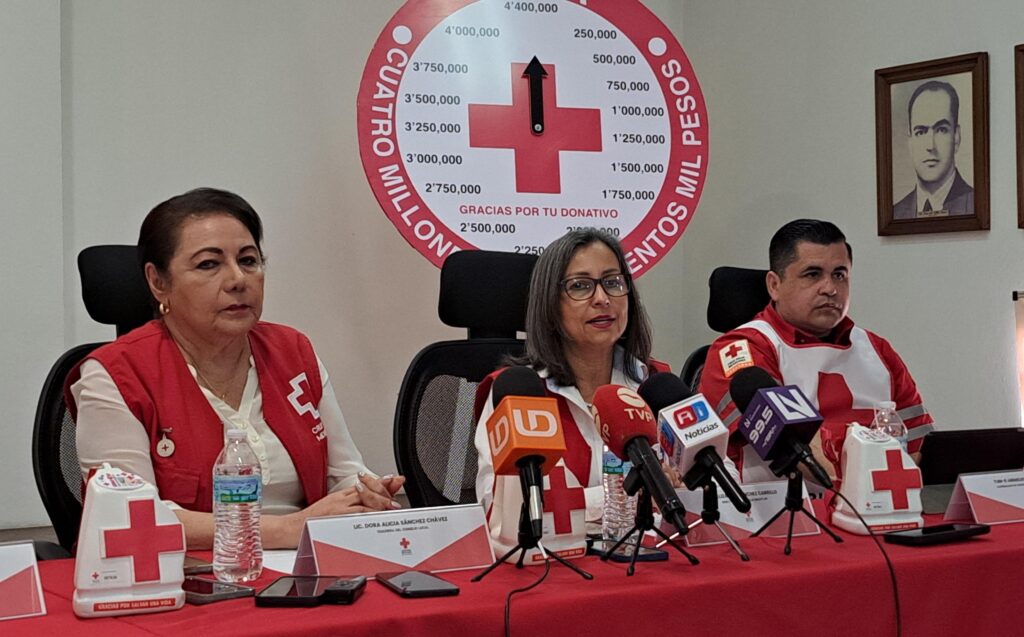 Todo listo para que inicie la colecta 2025 de Cruz Roja Mazatlán