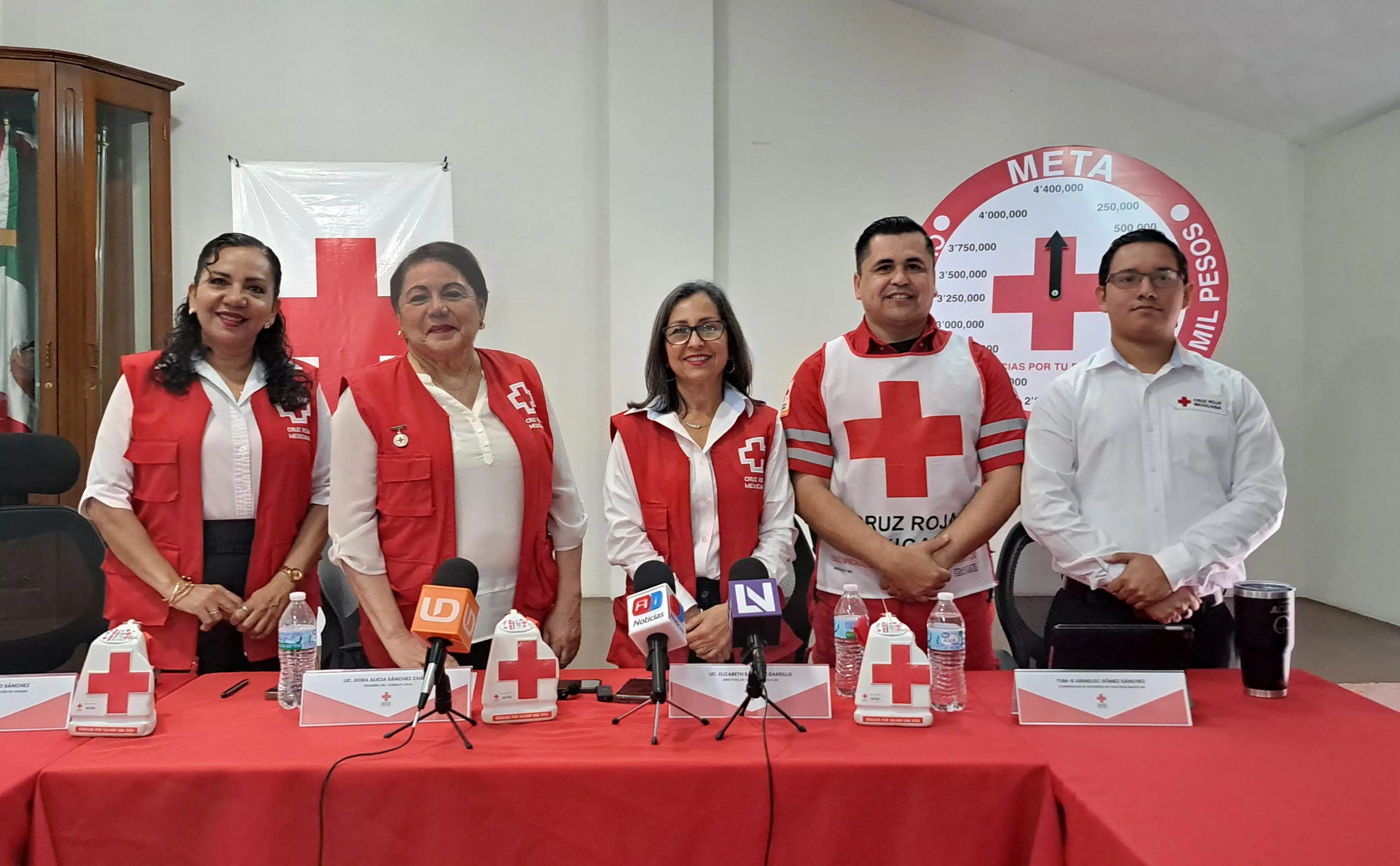 Todo listo para que inicie la colecta 2025 de Cruz Roja Mazatlán