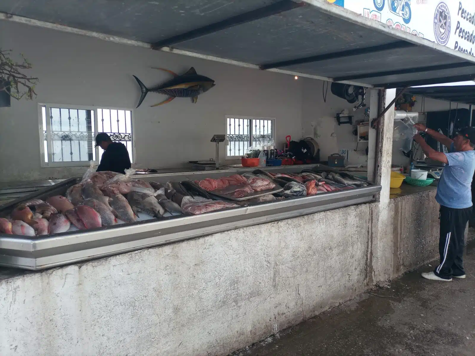 Venta de pescados y mariscos